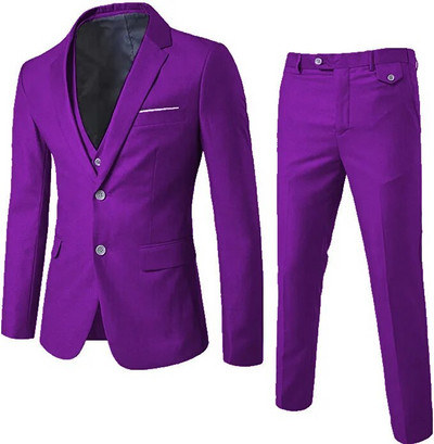 2023. aasta kevadine ja sügisene meeste ülikonna kolmeosaline komplekt, igapäevane ülikond, meeste kolmeosaline komplekt