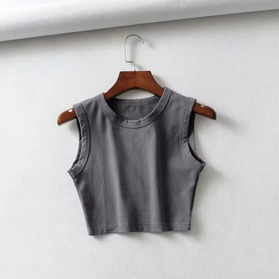 suvised vintage valged crop topid naiste biker must punk seksikas Korea tänavariided kärbitud varrukateta topp naiselik