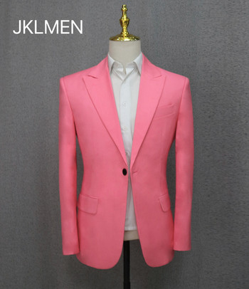Κοστούμι Homme Italian Style Slim Fit 2 τεμάχια Μόδα Ανδρικά Κοστούμια Groom Prom Tuxedos Groomsmen Blazer for Wedding (Σακάκι+Παντελόνι)