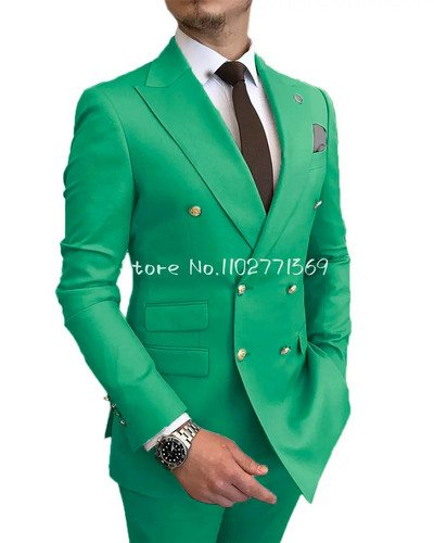 Kahe rinnaga ärimeeste kostüüm Burgundia kaheosaline Slim Fit kvaliteetne ülikond pulmapeoks ballile meeste ülikonnad, kostüüm Homme