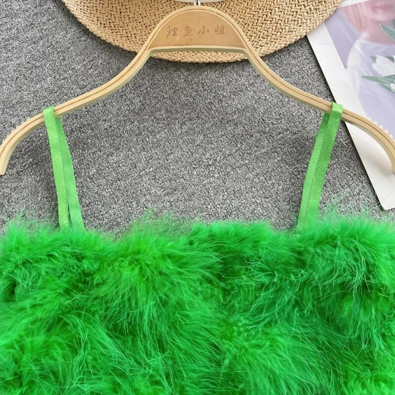 Prašmatnus pūkuotas korėjietiškas mados Camis Hotsweet Bastier korsetas Seksualus apatinis trikotažas Plonas, mielas vakarėlis, atostogos, moteriškas kirpimas