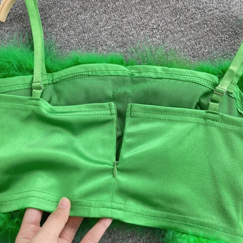 Prašmatnus pūkuotas korėjietiškas mados Camis Hotsweet Bastier korsetas Seksualus apatinis trikotažas Plonas, mielas vakarėlis, atostogos, moteriškas kirpimas