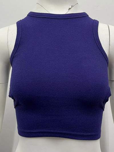 Καλοκαιρινό πράσινο κούφιο τοπ γυναικείο σέξι κορσέ αμάνικο εξώπλατο βασικό πλεκτό φανελάκι 2023 Y2K Aesthetic Fashion Top