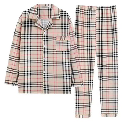 Meeste pikkade varrukatega pidžaamad Meeste kardigan Mugav ja avar koduriiete komplekt meestele kevadel ja sügisel