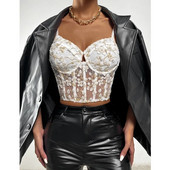 Koltalace lilletikandid Cami top naiste spagetirihmaga Boho Crop top seljata camisole bluas