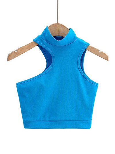 Naiste kõrge kaelusega ja väljalõigatud detailidega aktiivne asümmeetriline viljakast