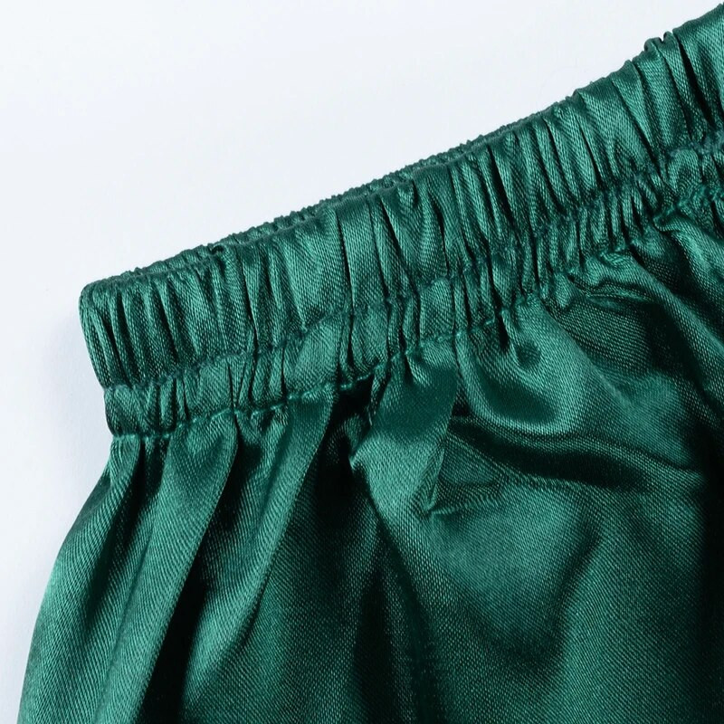 2 τεμάχια Faux Silk Σατέν Πυτζάμες Φθινοπωρινά Γυναικεία Sleepwear Μακρυμάνικα Νυχτικά Μεταξένια άνετα Sleepsuits φιλικά προς το δέρμα