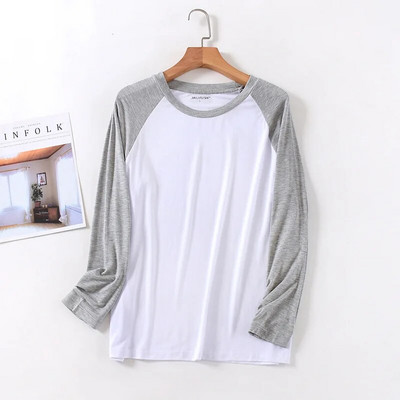 Meeste sügisene sobiva värviga, pikkade varrukatega püksid pidžaama ülikond meeste magamisriided vabaaja spordiriided Pijma hombre komplekt