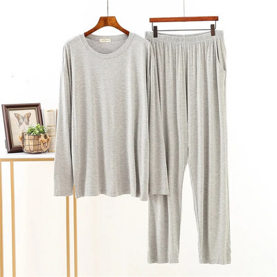 Modalne modalne proljetne i jesenske muške pidžame u japanskom stilu dugih rukava široke veličine, odijelo za kućnu poslugu, muški komplet pidžama za spavanje