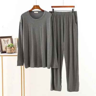 Modalne modalne proljetne i jesenske muške pidžame u japanskom stilu dugih rukava široke veličine, odijelo za kućnu poslugu, muški komplet pidžama za spavanje