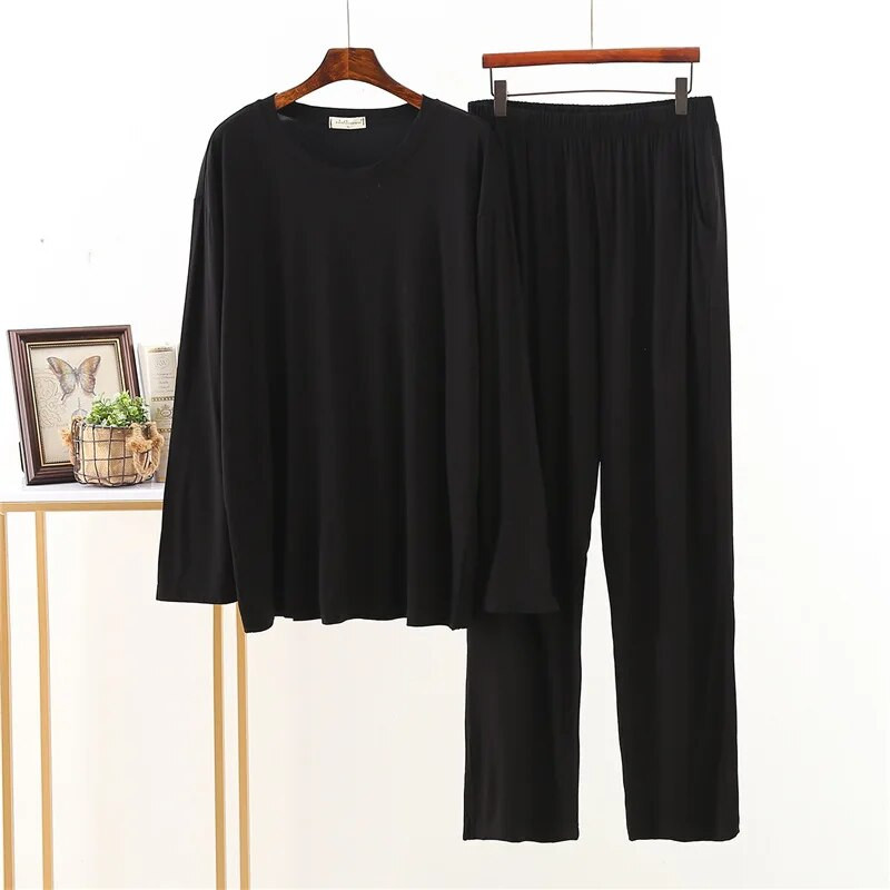 Modalne modalne proljetne i jesenske muške pidžame u japanskom stilu dugih rukava široke veličine, odijelo za kućnu poslugu, muški komplet pidžama za spavanje