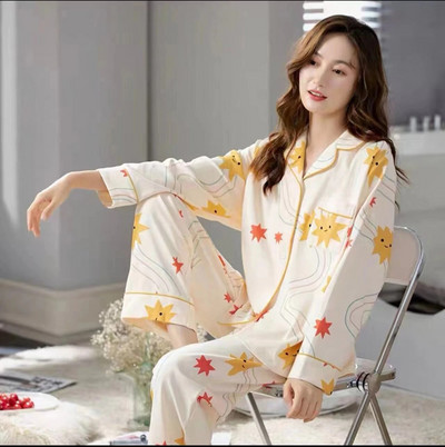 Zimski karirani set ženskih pidžama odijelo s mekim ležernim džemperom Ženske hlače s dugim rukavima Odjeća za spavanje Kućna odjeća Pidžame