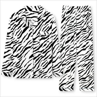 Didelio dydžio rudens/žiemos ilgomis rankovėmis pižamos rinkinys Moteriškas megztinio komplektas su taškuota kelnių namų apranga Pavasario ir rudens išoriniai drabužiai