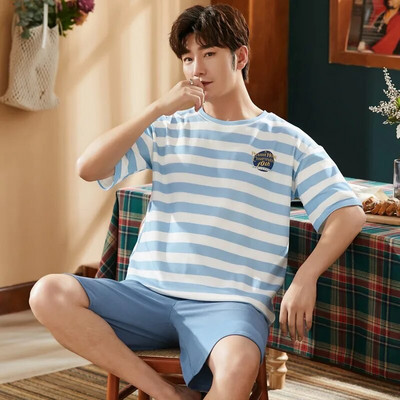 Suure suurusega 3XL suvepüksid noortele meestele puuvillased magamisriided vabaaja pidžaamad poistele Mood Loungewear Pidžaamad teismelistele meestele