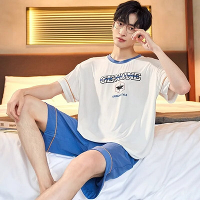 Suure suurusega 3XL suvepüksid noortele meestele puuvillased magamisriided vabaaja pidžaamad poistele Mood Loungewear Pidžaamad teismelistele meestele