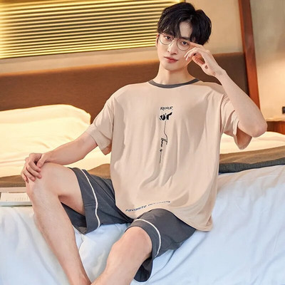 Suure suurusega 3XL suvepüksid noortele meestele puuvillased magamisriided vabaaja pidžaamad poistele Mood Loungewear Pidžaamad teismelistele meestele