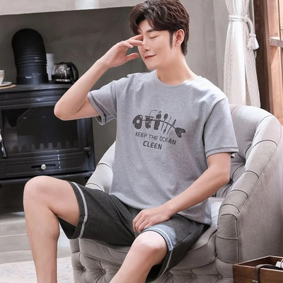 Suure suurusega 3XL suvepüksid noortele meestele puuvillased magamisriided vabaaja pidžaamad poistele Mood Loungewear Pidžaamad teismelistele meestele