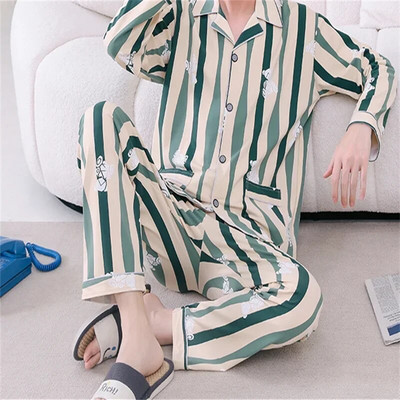 Uus kevadsuvi Harajuku kunstsiidist rev Polüestertriibud Öörõivad Pidžaamakomplektid Kodurõivad Koduriided Vabaaja luksuslikud magamisriided