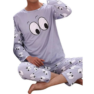 Ja sügiskevadised koduriided Talvised triibulised pidžaamad, uued tüdrukud, sobivad meestele ja poistele pikkade varrukatega stiilis