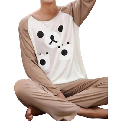 Ja sügiskevadised koduriided Talvised triibulised pidžaamad, uued tüdrukud, sobivad meestele ja poistele pikkade varrukatega stiilis