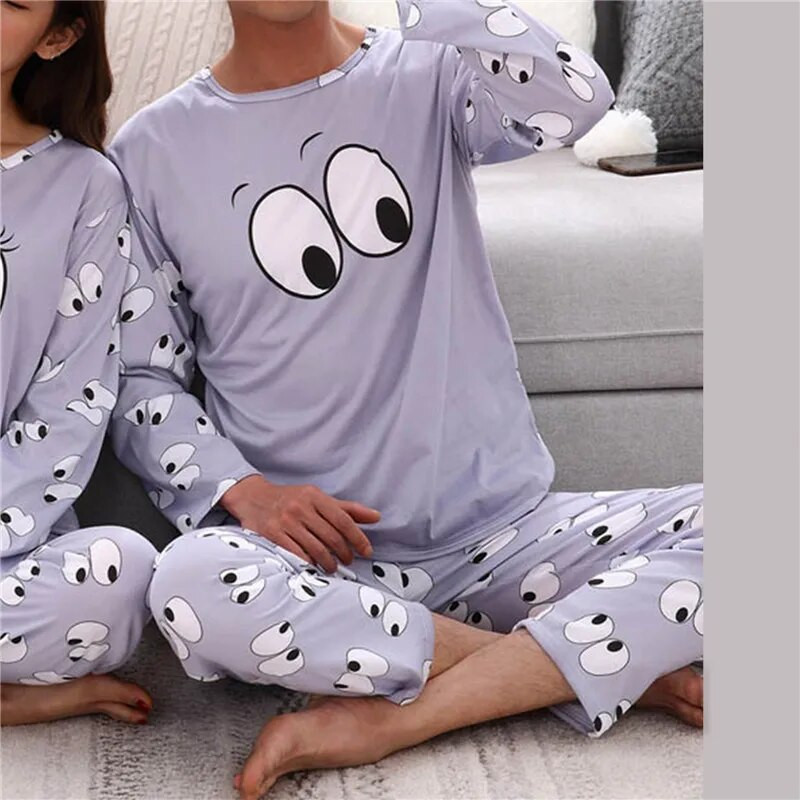 Ja sügiskevadised koduriided Talvised triibulised pidžaamad, uued tüdrukud, sobivad meestele ja poistele pikkade varrukatega stiilis