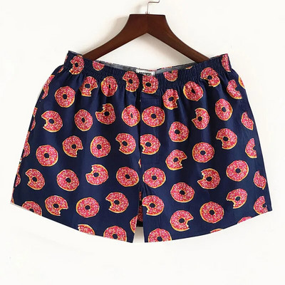 Avaleht Pidžaama lühikesed püksid Meeste magamisriided Lahtised elastsed aluspüksid Puuvill Mugavad hingavad bokserid Meeste vabaaja aluspüksid