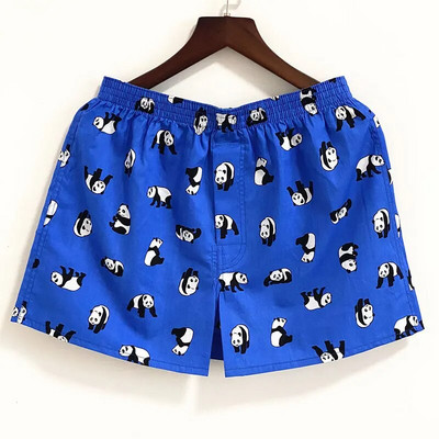 Avaleht Pidžaama lühikesed püksid Meeste magamisriided Lahtised elastsed aluspüksid Puuvill Mugavad hingavad bokserid Meeste vabaaja aluspüksid