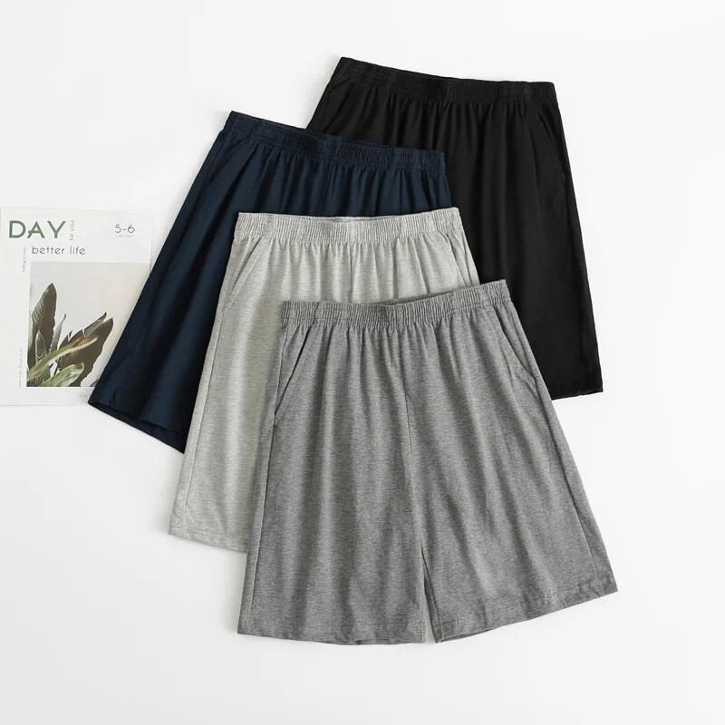 Meeste puuvillased püksid, 5XL lühikesed püksid magamisriided Boxer vabaaja salongirõivad magamispüksid kodurõivad ööriided Homme