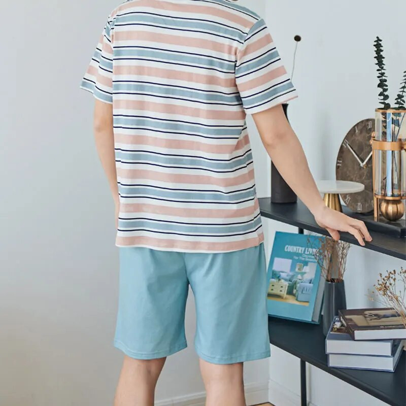 Καλοκαιρινά ανδρικά σορτς για το σπίτι, σορτς συν μέγεθος 4XL βαμβακερά χαλαρά αναπνεύσιμα υπνοδωμάτια με κάτω μέρος ύπνου Ανδρικά νυχτερινά κοντό παντελόνι νυχτικά