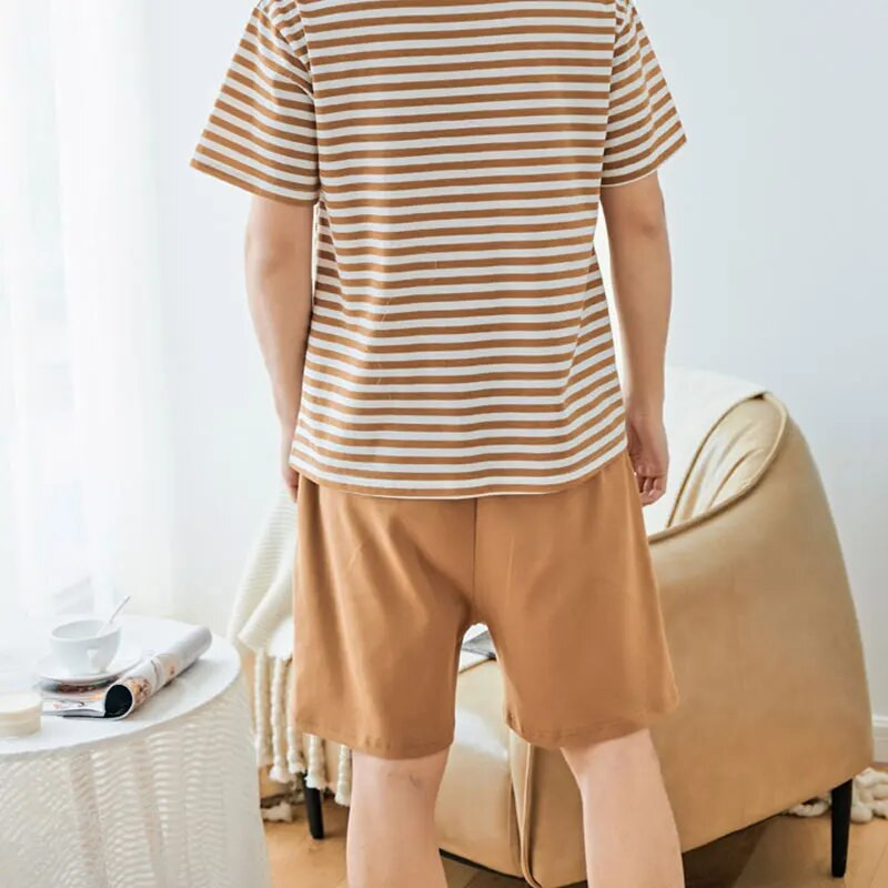 Καλοκαιρινά ανδρικά σορτς για το σπίτι, σορτς συν μέγεθος 4XL βαμβακερά χαλαρά αναπνεύσιμα υπνοδωμάτια με κάτω μέρος ύπνου Ανδρικά νυχτερινά κοντό παντελόνι νυχτικά