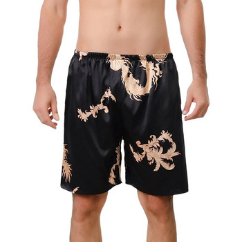 Нова лятна секси имитация на копринени свободни панталони Пижами Удобни мъжки долнища за сън Домашни плажни парти шорти Пижами SGWT1