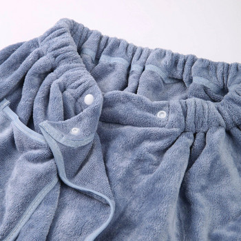 CLEVER-MENMODE Ανδρικά φορεμένα πετσέτες παντελόνια Sleep bottoms Sexy Culottes Πιτζάμες Fluffy Nightwear Σάουνα Τσέπη Χοντρά ρούχα σπιτιού