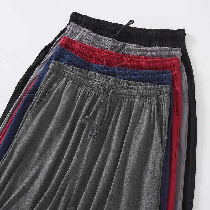 Modalne muške kratke hlače za ljeto 8xl plus veličine Tanke kućne kratke hlače s pet točaka Široke ležerne odjeće za spavanje Pidžama hlače Muška odjeća za spavanje