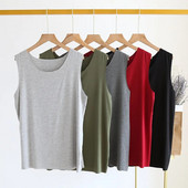 Modal Nightwear Koduriided Särk Vest Varrukateta Magamisriided Ümarkaelus PLUS SUURUS Salongirõivad Top Koduriided vabaaja õues 6XL