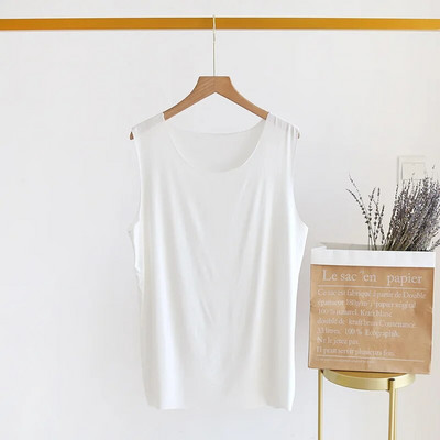 Modal Nightwear Koduriided Särk Vest Varrukateta Magamisriided Ümarkaelus PLUS SUURUS Salongirõivad Top Koduriided vabaaja õues 6XL