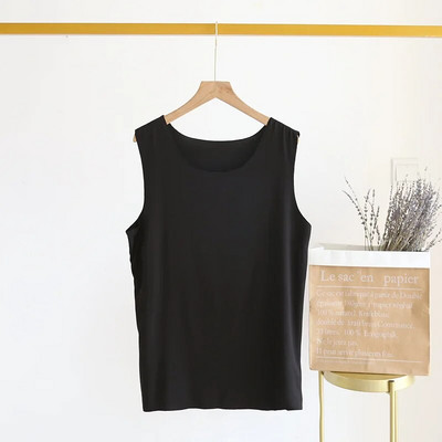 Modal Nightwear Koduriided Särk Vest Varrukateta Magamisriided Ümarkaelus PLUS SUURUS Salongirõivad Top Koduriided vabaaja õues 6XL