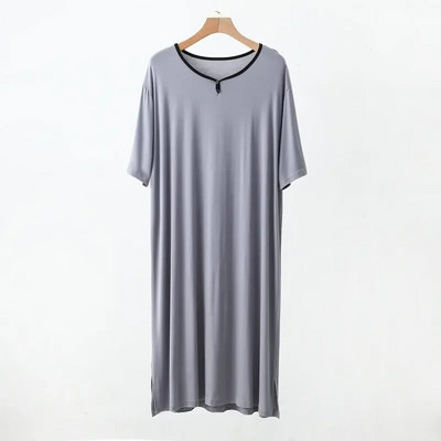 Modalna pidžama Camisolas Muška ljetna spavaćica Tanka pidžama haljina kratkih rukava Široka kućna odjeća Muška spavaćica Noćna haljina