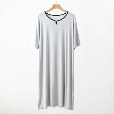 Modalna pidžama Camisolas Muška ljetna spavaćica Tanka pidžama haljina kratkih rukava Široka kućna odjeća Muška spavaćica Noćna haljina