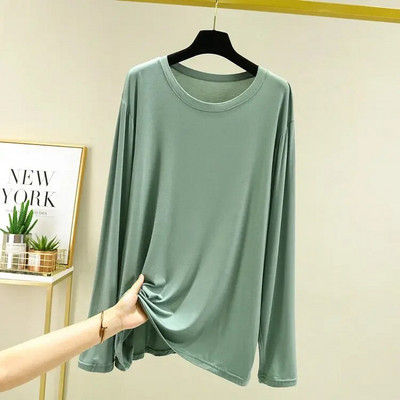 Uusim Modal pikkade varrukatega aluskate meeste õhuke suvine ühevärviline mitmekülgne meeste magamisriiete aluskate Pijama Masculino