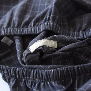 Σετ ανδρικών πιτζάμες 2023 με κοντομάνικα ρούχα ύπνου Βαμβακερά πλέγματα για το σπίτι