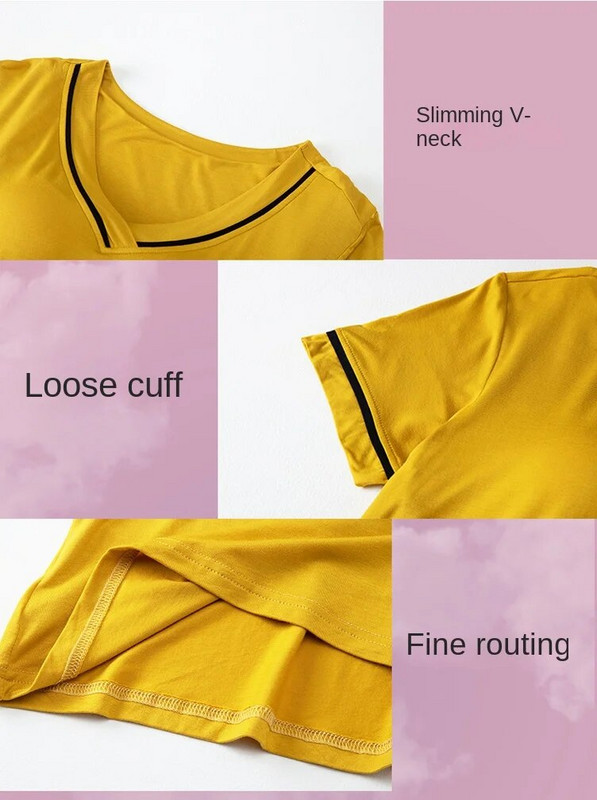 2023 m. naujausias Modalinis apatinis trikotažas, seksualus V formos iškirptė, spalva atitinkantis naktinis marškinys su krūtine paminkštintos pižamos, moteriškos vasarinės apatinio trikotažo suknelės