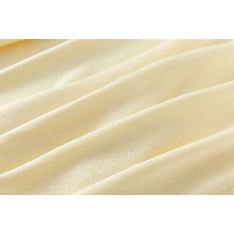 2023 m. vasaros geltona trumpomis rankovėmis pižamos naktinė suknelė išsiuvinėta miela miela moteriška medvilninė trumpomis rankovėmis pižama miegamoji suknelė