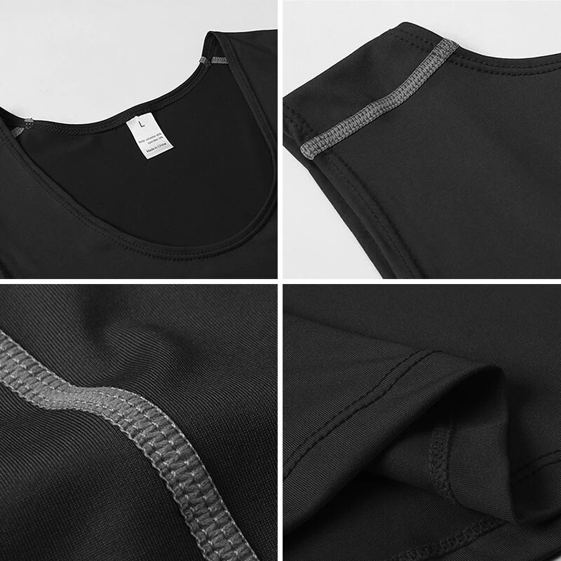 Majica za teretanu Muška kompresijska majica bez rukava koja se brzo suši Prsluk bez rukava Rastezljive sportske majice za teretanu