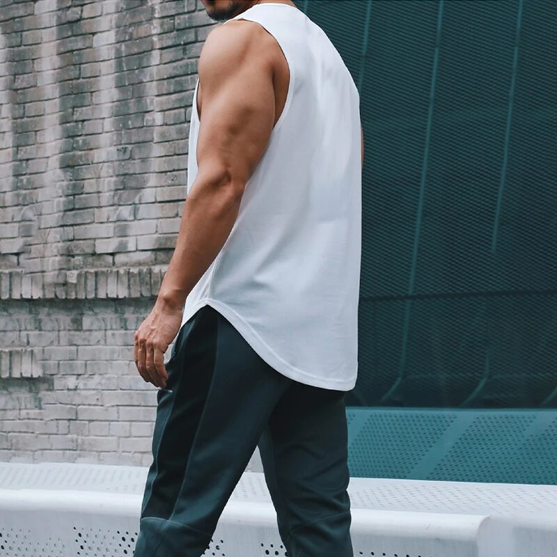 2023 Γυμναστήριο Αμάνικα Πουκάμισα Ανδρικά Αθλητικά Bodybuilding Ανδρικά Μονά Ρούχα Προπόνηση Προπόνηση Γιλέκο μυϊκής γυμναστικής για τρέξιμο Tanktop