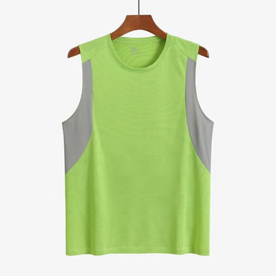 Naujausios vyriškos bėgimo liemenės, poliesterio treniruočių marškinėliai, greitai džiūstantys sportiniai marškinėliai Vyriški, laisvi marškinėliai, kultūrizmo liemenė M-XXXL