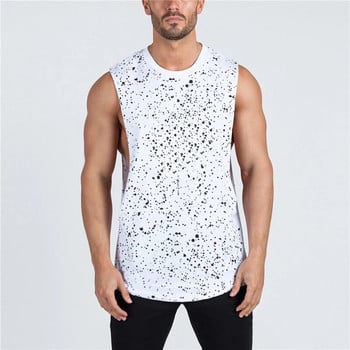 Νέο καλοκαιρινό γιλέκο για τρέξιμο Sport Gym Tank Tops Ανδρικά βαμβακερά αθλητικά αμάνικα μπλουζάκια Fitness Ανδρικά φανελάκια Bodybuilding Tanktop