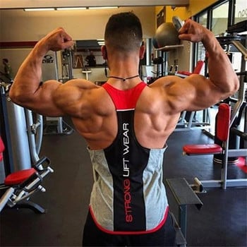 Ανδρικό Bodybuilding Tank top Gyms Fitness αμάνικο πουκάμισο 2021 Νέα ανδρικά βαμβακερά ρούχα Fashion Μονό γιλέκο κάτω μπλουζάκι Hombre