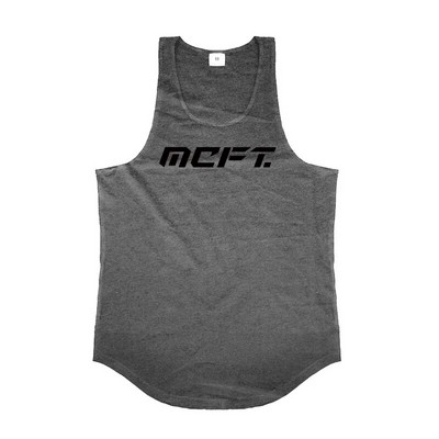 Sportiniai marškinėliai be rankovių, vyriški bėgimo elastingi trumpi krepšinio treniruokliai