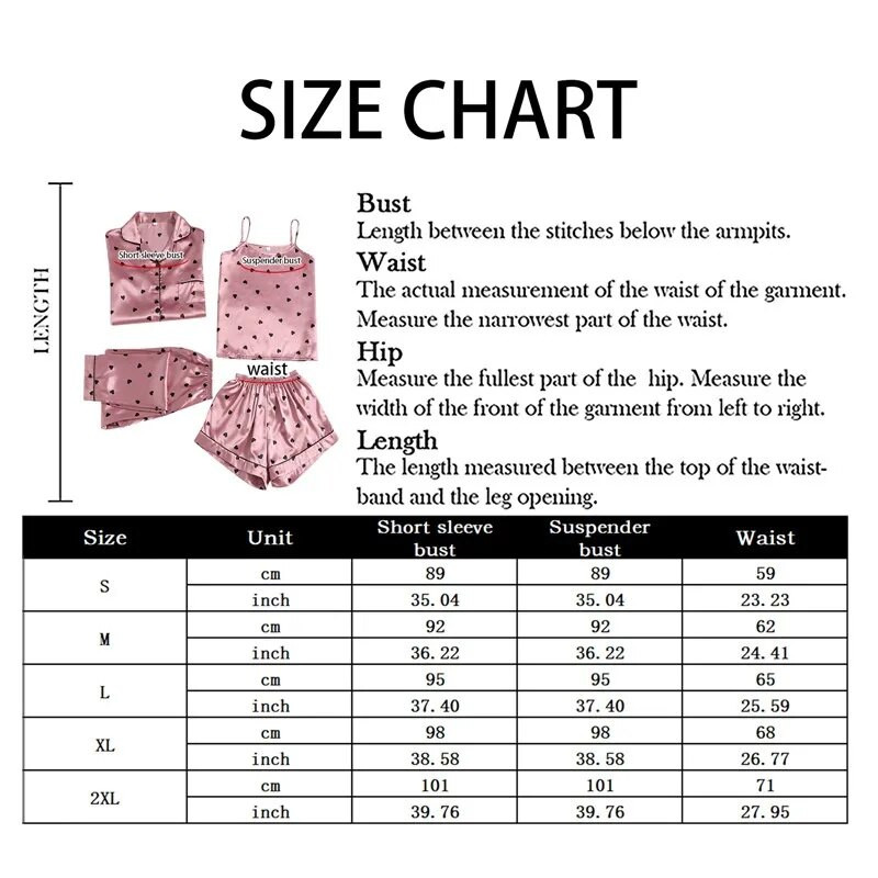 Naiste pidžaamakomplektid Satiinist magamisriided, siidist, 4 osast öörõivad, pidžaamarihmaga, pitsiga magamispidžaama rinnapatjadega