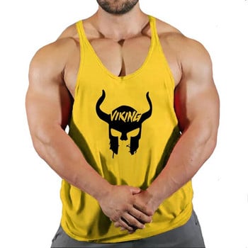 Γυμναστήριο Cotton Tank Top Ανδρικά ρούχα γυμναστικής Ανδρικά μπλουζάκια Bodybuilding Καλοκαιρινά ρούχα γυμναστικής για ανδρικά αμάνικα φανελάκια για τρέξιμο